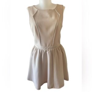 TOPSHOP Light Pink Fit and Flare Dress